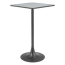  Zuo Spot 110410 Bar Table - Gray/Black IMAGE 1