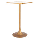  Zuo Spot 110408 Bar Table - Beige/Gold IMAGE 2
