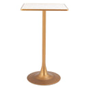  Zuo Spot 110408 Bar Table - Beige/Gold IMAGE 5