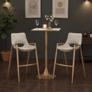  Zuo Spot 110408 Bar Table - Beige/Gold IMAGE 7