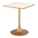  Zuo Spot 110407 Bistro Table - Beige/Gold IMAGE 2