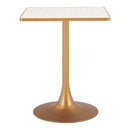  Zuo Spot 110407 Bistro Table - Beige/Gold IMAGE 4