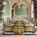  Zuo Spot 110407 Bistro Table - Beige/Gold IMAGE 7