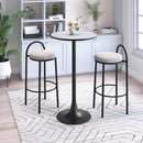  Zuo Bite 110404 Bar Table - Gray/Black IMAGE 7