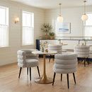  Zuo Bite 110401 Bistro Table - Beige/Gold IMAGE 8