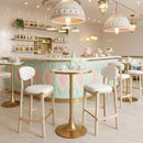  Zuo Bite 110402 Bar Table - Beige/Gold IMAGE 10