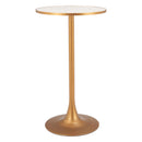  Zuo Bite 110402 Bar Table - Beige/Gold IMAGE 2