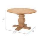  Zuo Tabi 110557 Dining Table - Brown IMAGE 11