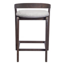  Zuo Troy 110399 Set of 2 Counter Stool - Dove Gray/Espresso IMAGE 10