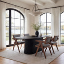  Zuo Delhi 110396 Set of 2 Dining Chair - Gray/Walnut IMAGE 10