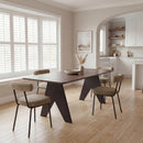  Zuo Lisse 110500 Rectangular Dining Table - Espresso IMAGE 8