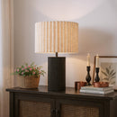  Zuo Aurora 56182 Table Lamp - Beige/Black IMAGE 8