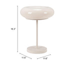  Zuo Munk 56179 Table Lamp - Beige IMAGE 9
