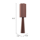 Zuo Violet 56176 Floor Lamp - Brown IMAGE 8