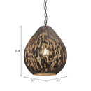  Zuo Koza 56171 Ceiling Lamp - Black IMAGE 5