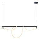  Zuo Adder 56167 Ceiling Lamp - Black IMAGE 4