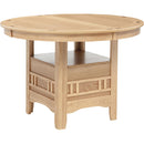  Coaster Furniture Lavon 106620 Oval 60-inch Wood Extension Leaf Dining Table - Light Oak IMAGE 10