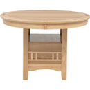  Coaster Furniture Lavon 106620 Oval 60-inch Wood Extension Leaf Dining Table - Light Oak IMAGE 8