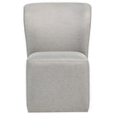  Coaster Furniture Jaelynn 107052BEI Set of 2 Upholstered Parsons Dining Side Chair - Beige IMAGE 12