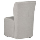  Coaster Furniture Jaelynn 107052BEI Set of 2 Upholstered Parsons Dining Side Chair - Beige IMAGE 4