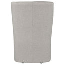  Coaster Furniture Jaelynn 107052BEI Set of 2 Upholstered Parsons Dining Side Chair - Beige IMAGE 6