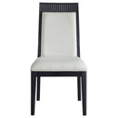  Coaster Furniture Brookmead 108233 Set of 2 Dining Side Chair - Ivory/Black IMAGE 11
