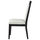  Coaster Furniture Brookmead 108233 Set of 2 Dining Side Chair - Ivory/Black IMAGE 4