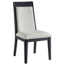  Coaster Furniture Brookmead 108233 Set of 2 Dining Side Chair - Ivory/Black IMAGE 9