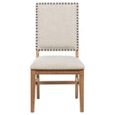  Coaster Furniture Middleton 108542 Set of 2 Upholstered Dining Side Chair - Beige IMAGE 9
