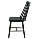  Coaster Furniture Middleton 108546BLK Set of 2 Solid Wood Dining Side Chair - Black IMAGE 10