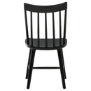  Coaster Furniture Middleton 108546BLK Set of 2 Solid Wood Dining Side Chair - Black IMAGE 11