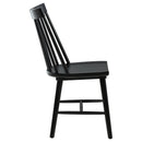  Coaster Furniture Middleton 108546BLK Set of 2 Solid Wood Dining Side Chair - Black IMAGE 3