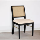  Coaster Furniture Arini 108932BLK Set of 2 Rattan Cane Dining Side Chair - Black IMAGE 2
