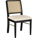  Coaster Furniture Arini 108932BLK Set of 2 Rattan Cane Dining Side Chair - Black IMAGE 3