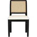  Coaster Furniture Arini 108932BLK Set of 2 Rattan Cane Dining Side Chair - Black IMAGE 4