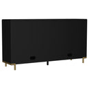  Coaster Furniture Arini 108935BLK 2-drawer Cane Door Dining Sideboard Server - Black IMAGE 5