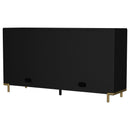  Coaster Furniture Arini 108935BLK 2-drawer Cane Door Dining Sideboard Server - Black IMAGE 9
