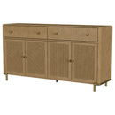  Coaster Furniture Arini 108935SWD 2-drawer Cane Door Dining Sideboard Server - Sand Wash IMAGE 13