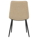  Coaster Furniture Ortega 115472TAN Set of 2 Upholstered Dining Side Chair - Tan IMAGE 11