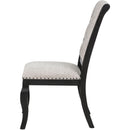  Coaster Furniture Phelps 121232 Set of 2 Upholstered Dining Side Chair - Tan Distressed Noir IMAGE 6
