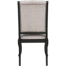  Coaster Furniture Phelps 121232 Set of 2 Upholstered Dining Side Chair - Tan Distressed Noir IMAGE 8