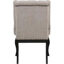  Coaster Furniture Phelps 121233 Set of 2 Upholstered Dining Arm Chair - Tan Distressed Noir IMAGE 8