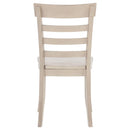  Coaster Furniture Orrison 121262 Set of 2 Ladder Back Dining Side Chair - Linen IMAGE 7