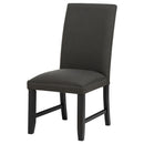  Coaster Furniture Berning 121702CHR Set of 2 Fabric Upholstered Parson Side Chair - Charcoal Grey IMAGE 10