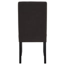  Coaster Furniture Berning 121702CHR Set of 2 Fabric Upholstered Parson Side Chair - Charcoal Grey IMAGE 6