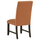 Coaster Furniture Berning 121702SLM Set of 2 Fabric Upholstered Parson Side Chair - Salmon Orange IMAGE 5
