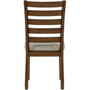  Coaster Furniture Atwood 121762 Wood Dining Side Chair Upholstered Seat - Warm Brown IMAGE 8