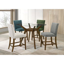  Coaster Furniture Paxton 122178BG Round 48-inch Glass Top Counter Height Dining Table - Brown IMAGE 6