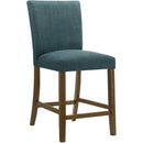  Coaster Furniture Paxton 122179TLB Set of 2 Upholstered Counter Height Dining Chair - Blue IMAGE 3