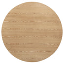  Coaster Furniture Andrews 122500 48-inch Round Wood Dining Room Table - Light Ash IMAGE 2